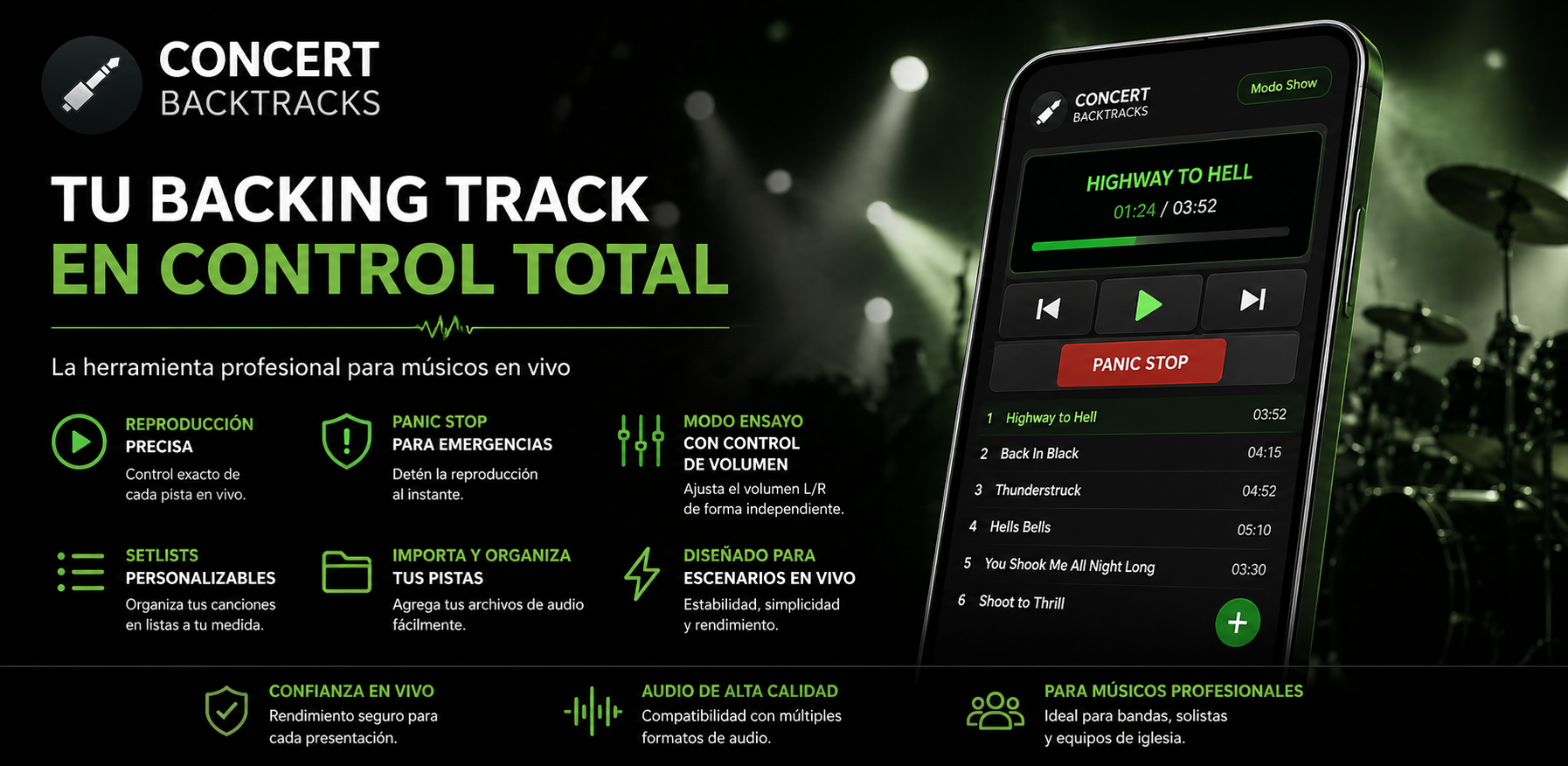 Concert Backtracks